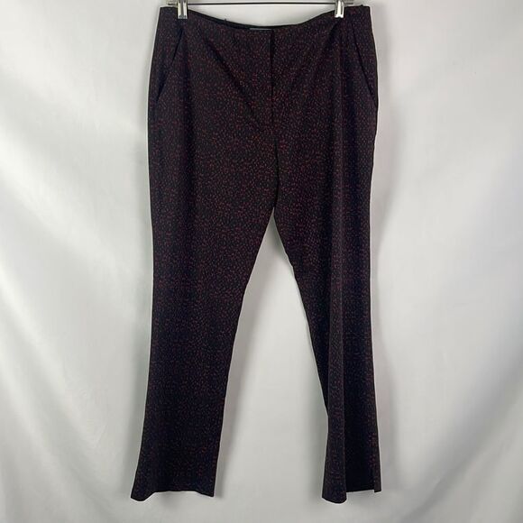 Prada Red Black Print Trousers - Picture 1 of 8